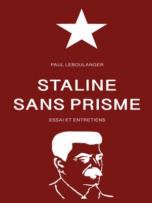 cover image of Staline sans prisme